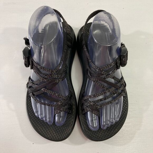 Chaco Women’s ZX/2 Classic Sandals Size 8 Black Adjustable Straps Hiking Outdoor - Picture 3 of 9